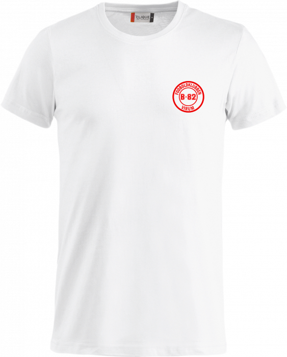 Clique - B82 Basic Bomulds T-Shirt - Hvid
