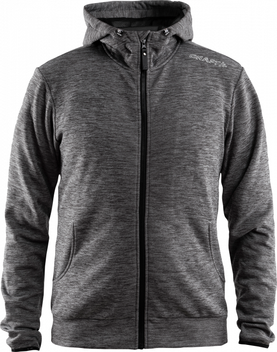 Craft - Leisure Full Zip Hood Men - Granitgrau