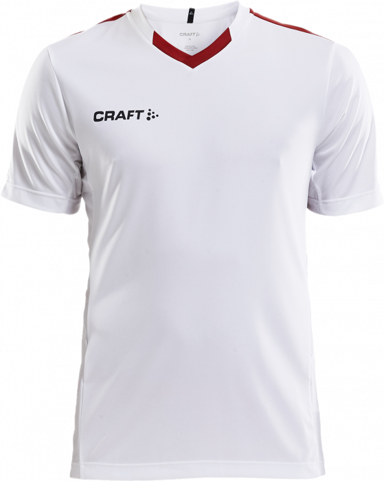 Craft - Progress Contrast Jersey - Blanco & rojo