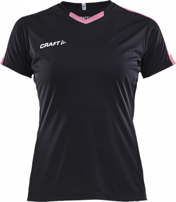 Craft - Progress Contrast Jersey Women - Nero & cerise
