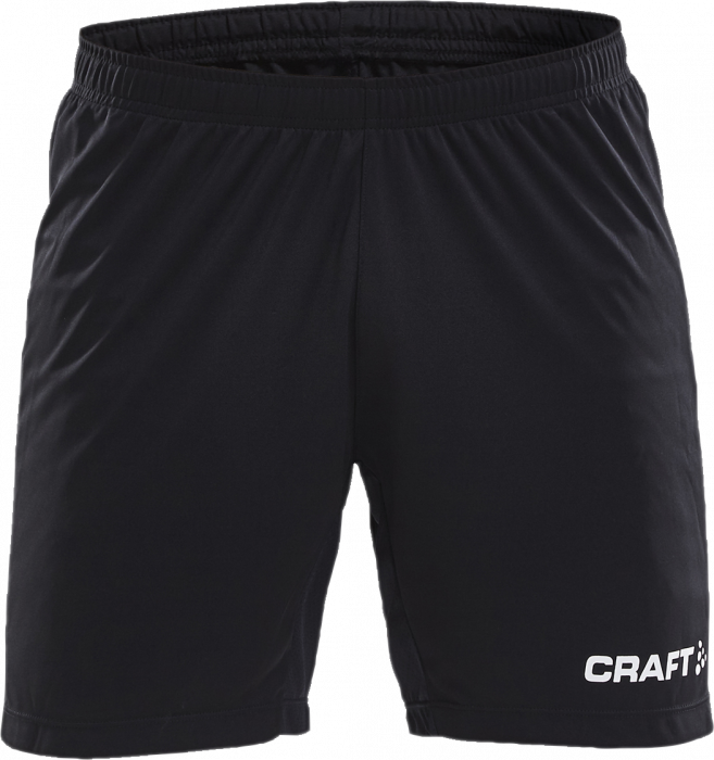 Craft - Progress Contrast Shorts Kids - Svart & cerise
