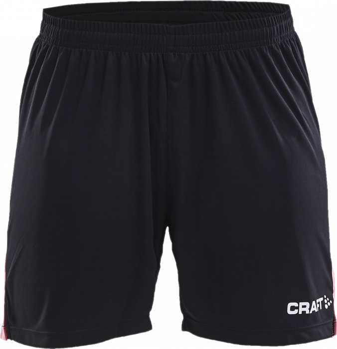 Craft - Progress Contrast Shorts Women - Svart & cerise