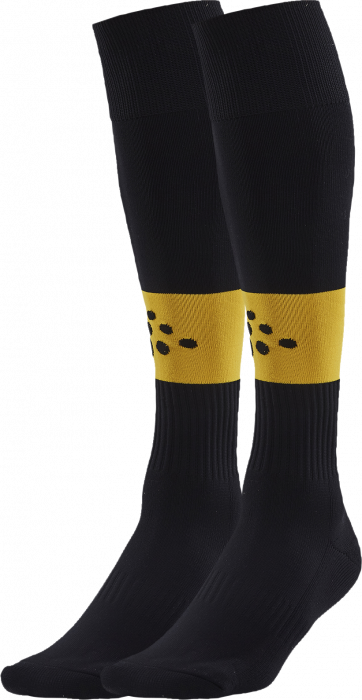 Craft - Squad Contrast Football Sock - Noir & jaune