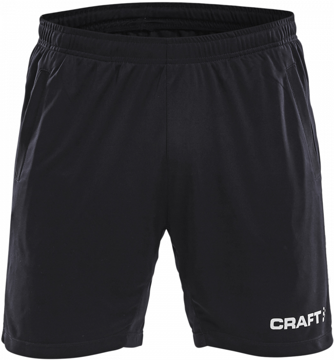 Craft - Progress Practice Shorts - Schwarz & weiß