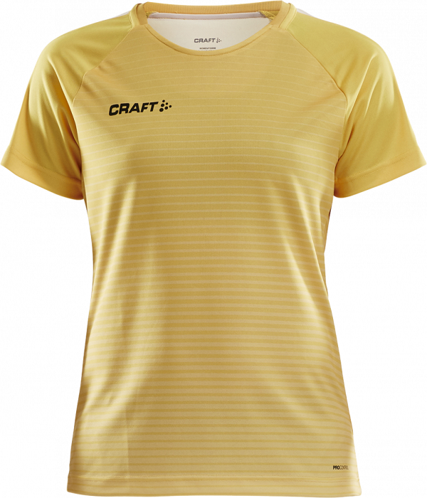 Craft - Pro Control Stripe Jersey Woman - Yellow