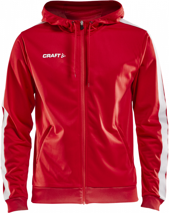 Craft - Pro Control Hood Jacket - Rojo & blanco