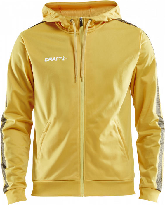 Craft - Pro Control Hood Jacket Youth - Jaune & gris granit