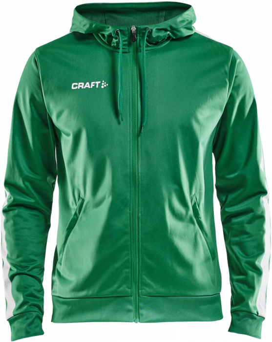 Craft - Pro Control Hood Jacket Youth - Grün & weiß