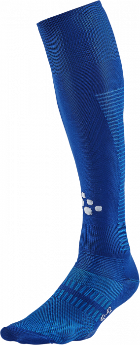 Craft - Pro Control Football Socks - Niebieski & biały