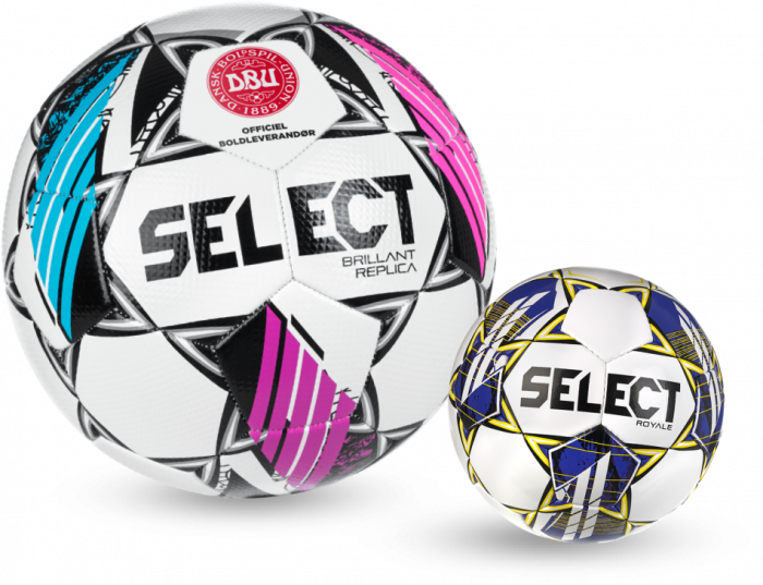 Select - Kæmpestor Fodbold - Hvid & lilla