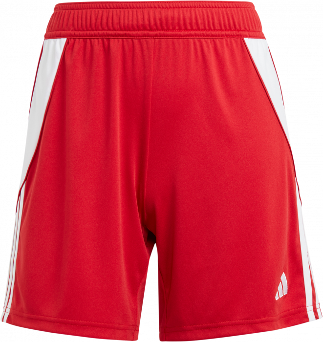 Adidas - Tiro 24 Shorts Dame - Team Power Red & hvid
