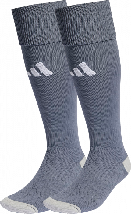 Adidas - Milano 23 Fodboldstrømper - Sølv Grå & hvid