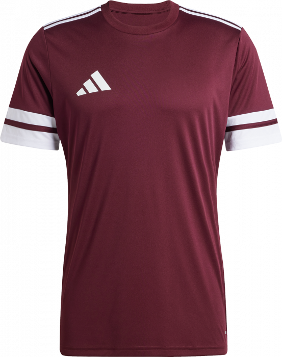 Adidas - Squadra 25 Player Jersey - Maroon & bianco