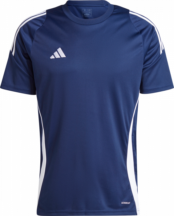 Adidas - Tiro 24 Spillertrøje - Team Navy Blue & hvid
