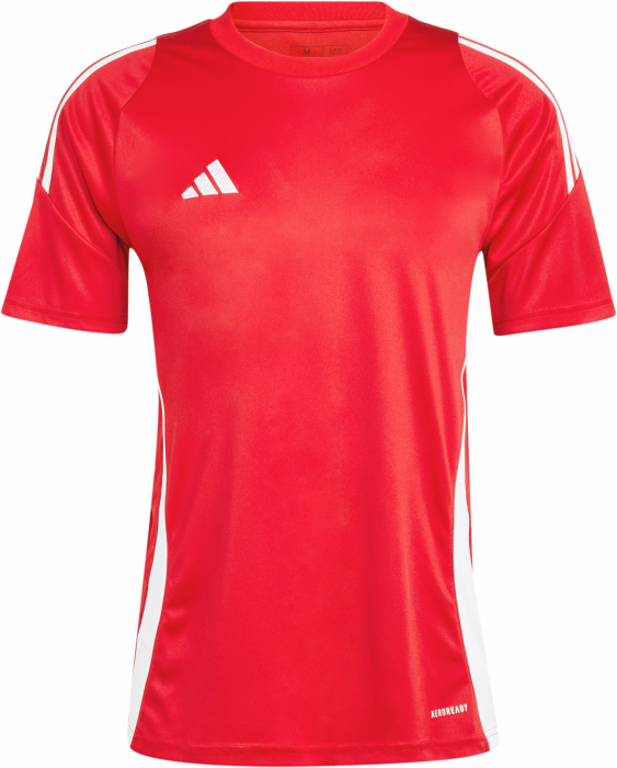 Adidas - Tiro 24 Player Jersey - Team Power Red & blanco