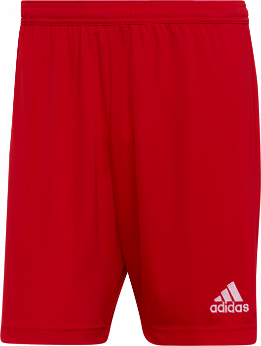 Adidas - Entrada 22 Shorts - Power red 2 & hvid