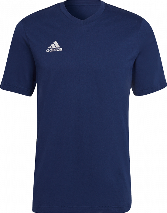 Adidas - Entrada 22 Bomulds T-Shirt - Navy blue 2