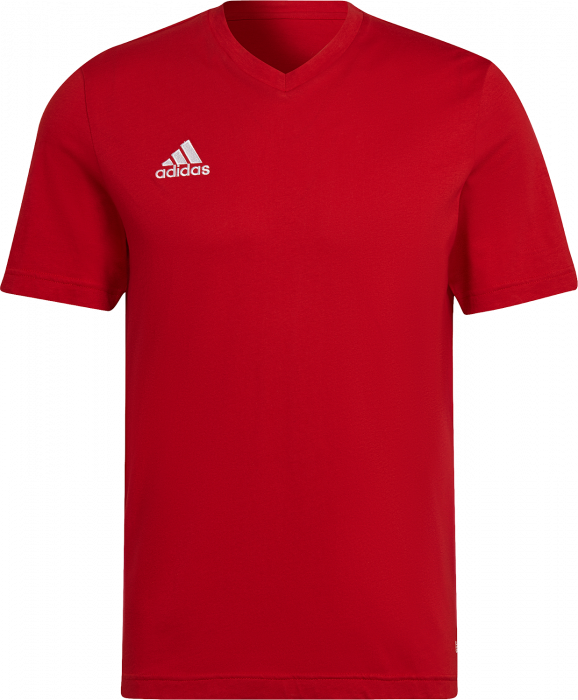 Adidas - Entrada 22 Bomulds T-Shirt - Power red 2