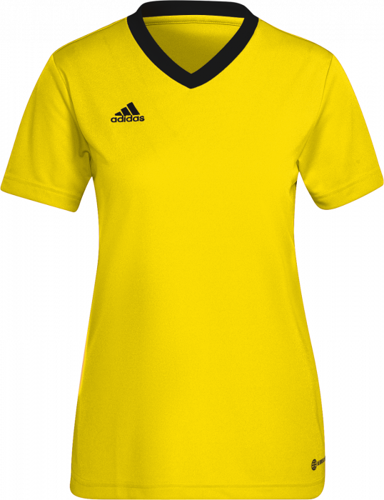 Adidas - Entrada 22 Jersey Women - T Yellow & zwart