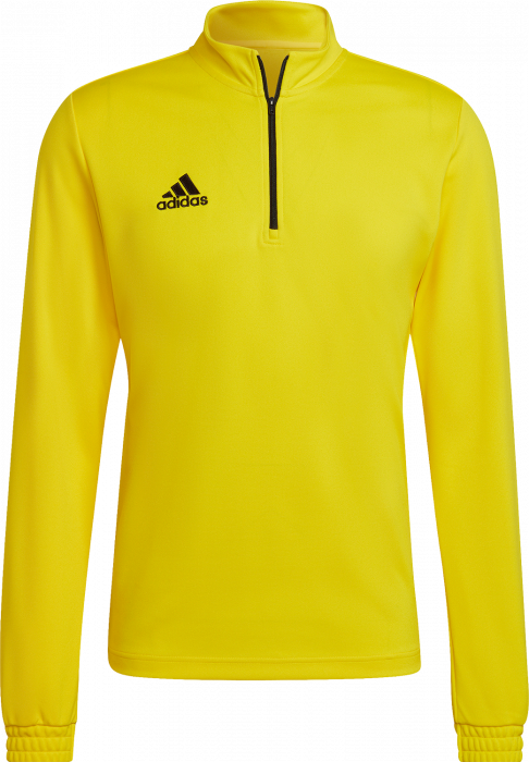 Adidas - Entrada 22 Træning Top With Half Zip Jr - T Yellow & noir