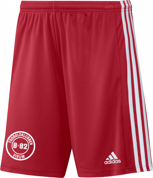 Adidas - B82 Player Shorts - Red & white