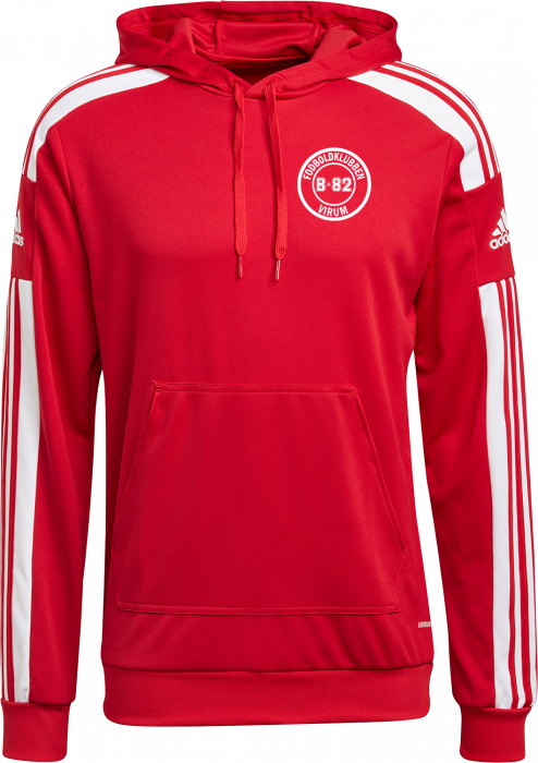 Adidas - B82 Polyester Hoodie - Rot & weiß