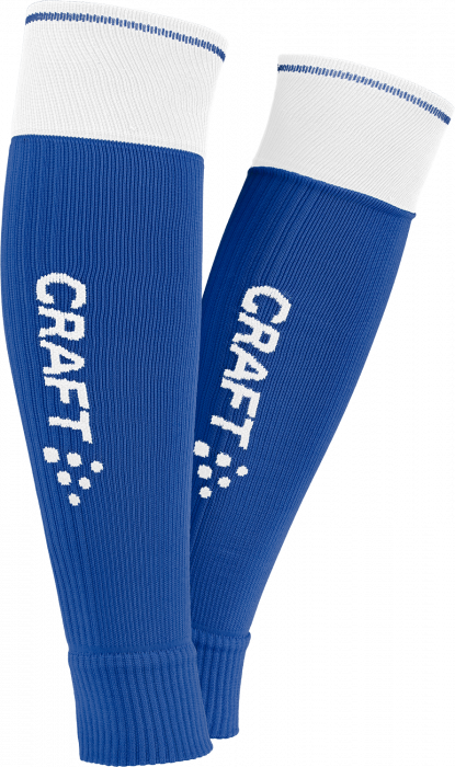 Craft - Progress 2.0 Contrast Sock W/o Foot - Club Cobolt & branco