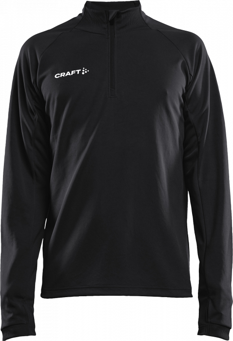 Craft - Evolve Shirt With Half Zip - Schwarz