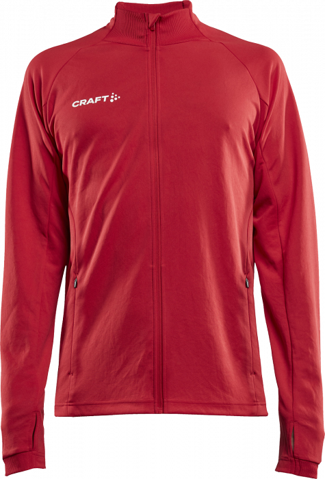 Craft - Evolve Shirt W. Zip - Rood