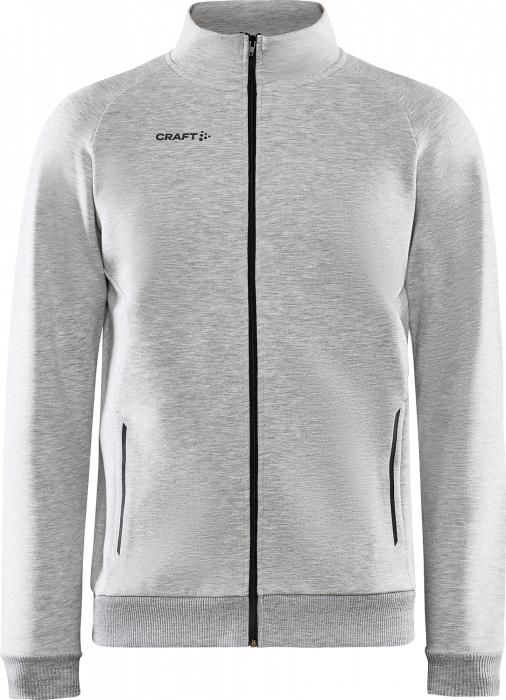 Craft - Core Soul Shirt With Zipper Kids - Gris jaspeado