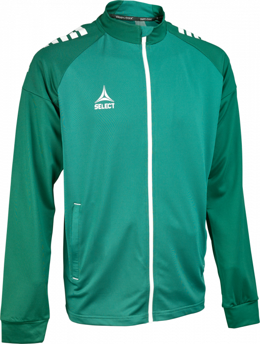 Select - Spain V25 Training Zip Jacket - Groen & wit