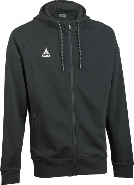 Select - Oxford V25 Hoodie W. Zip - Noir