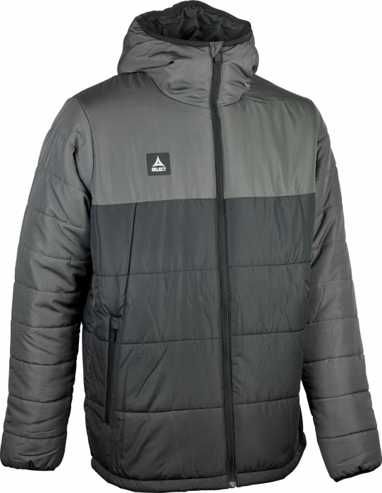 Select - Oxford V25 Padded Jacket - Noir & gris