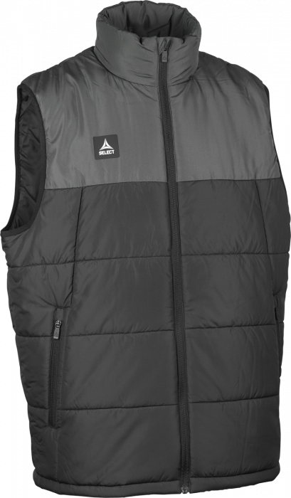 Select - Oxford V25 Padded Vest - Schwarz & grau