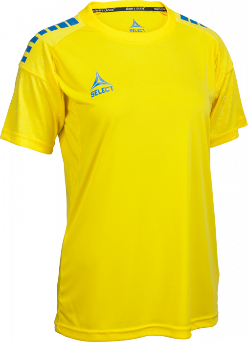 Select - Spain V25 Player Shirt S/s Women - Amarelo & azul