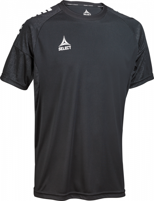 Select - Spain V25 Player Shirt S/s - Negro & blanco