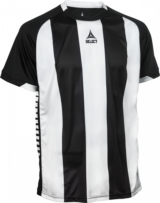 Select - Spain Striped Playing Jersey - Negro & blanco
